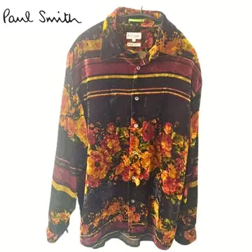 Paul Smith 폴스미스 꽃무늬 벨로아 긴팔 플로럴 이탈리아제