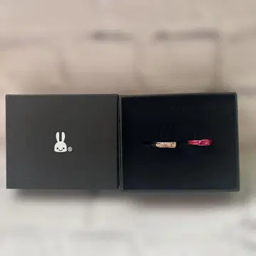 cune 반지 레이어링 형광 반지