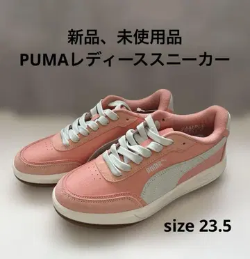 [새상품, 미사용품] PUMA 여성용 스니커즈 size23.5 피치 핑크