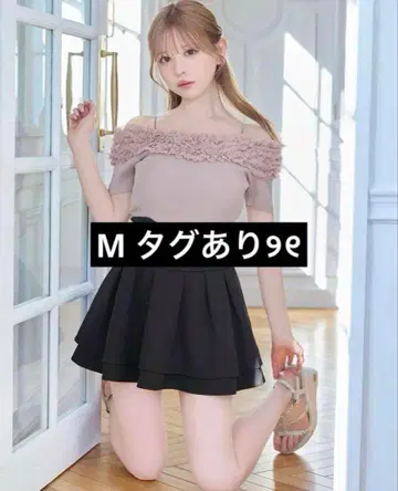 M 미셸 마카롱 슬림 레그 스커트 블랙 이너 팬츠 포함