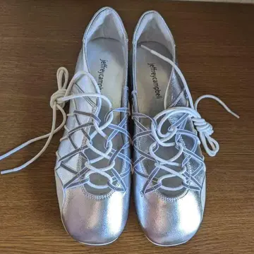 Jeffrey Campbell 레이스업 발레 슈즈 같은 스니커즈