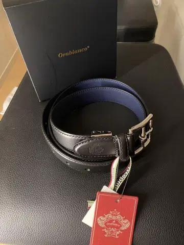 미사용 새상품 Orobianco 오로비안코 소가죽 일본제 남성용 벨트