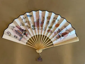 상하이 디즈니 부채 오리지널 굿즈