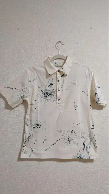 꽃무늬 반팔 알로하 셔츠