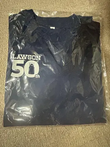 LAWSON 50th 티셔츠 네이비 중