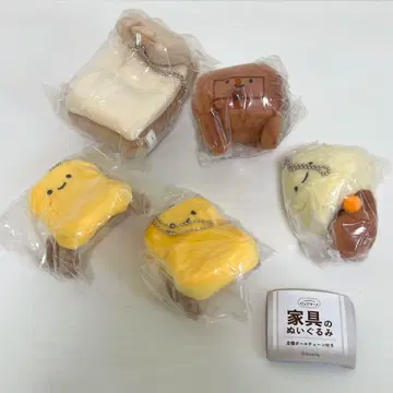 Qualia 니코리노 가구 봉제 인형 5개