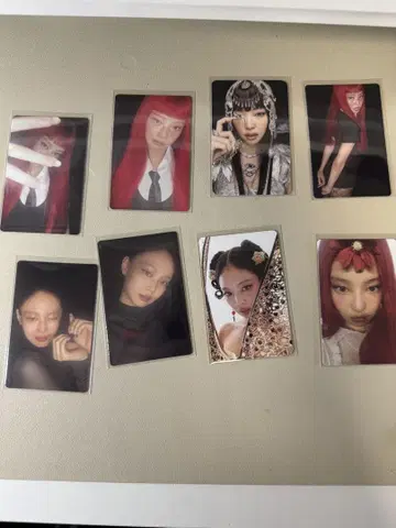 BLACKPINK 제니 Ruby 트레이딩 카드 8장 세트