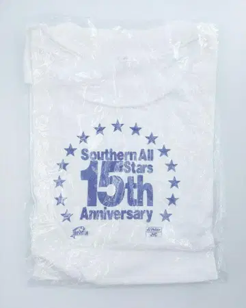 새상품 사잔 올스타즈 15주년 기념일 티셔츠 L 사이즈 화이트