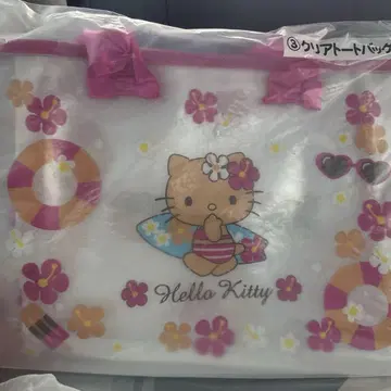 헬로키티 당첨 복권 제일복권 일광화상 클리어 토트백
