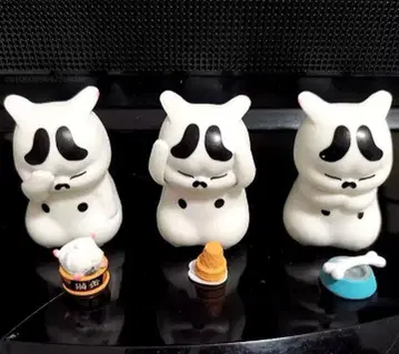 고양이 피규어 3종 세트