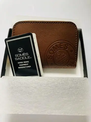SOMES SADDLE 소메스 안장 코인 케이스 소가죽