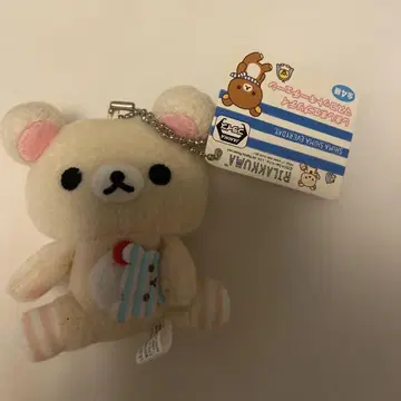 리락쿠마 스트랩이 달린 봉제 인형 약 10cm