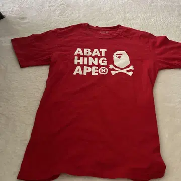 ABATHINGAPE 레드 티셔츠