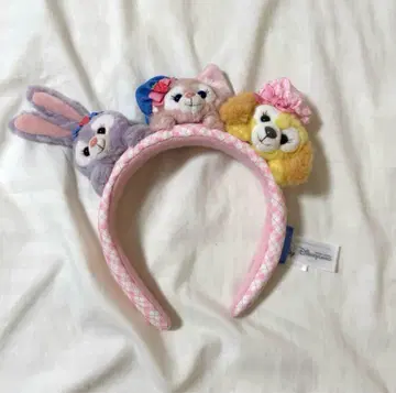 해외 디즈니랜드 닷피와 프렌즈 머리띠 봄
