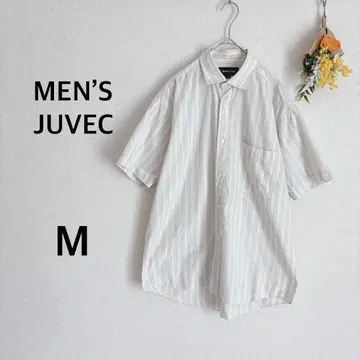 MEN'S JUVEC 셔츠 반팔 레귤러 카라 M 캐주얼
