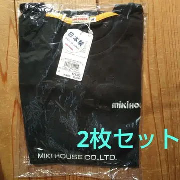 MIKI HOUSE 티셔츠(남녀 공용) 2장 세트 sizeM