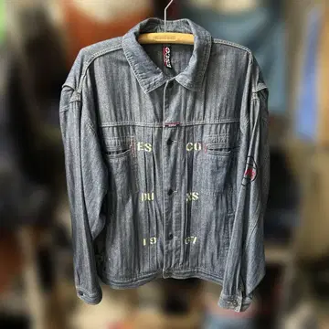 WillieEsco DUNS 자수 데님 자켓 nas 90s