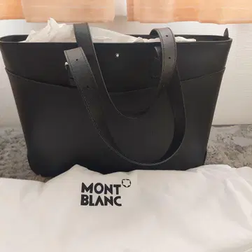 몽블랑 블랙 가죽 비즈니스 백