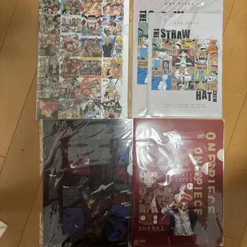 ONE PIECE 원피스 무기와라 스토어 한정판 클리어 파일