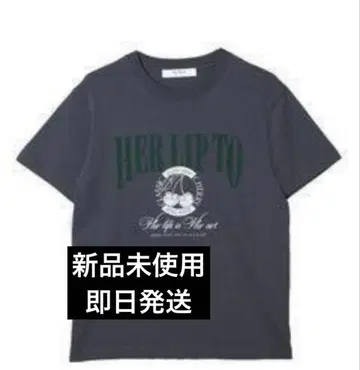 헤르립토 클래식 체리 티셔츠 챠콜