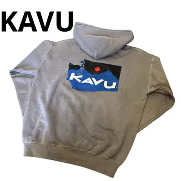 vintage " KAVU 카부 " LOGO 백 프린트 풀오버
