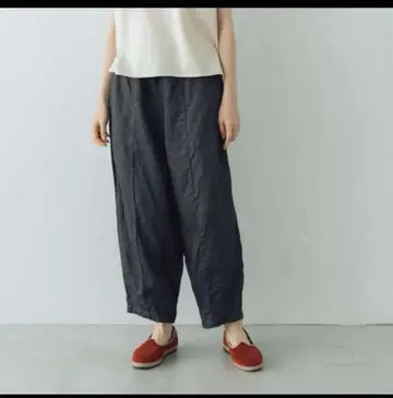 Gaze 린넨 와이드 팬츠