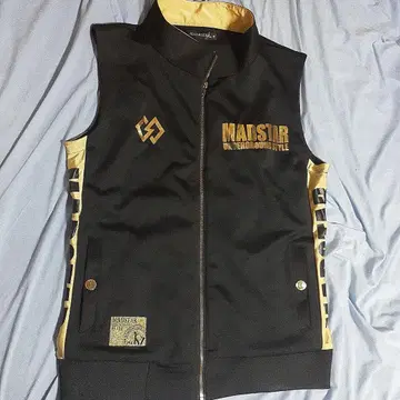 MADSTAR 슬리브리스 세트업 블랙 M