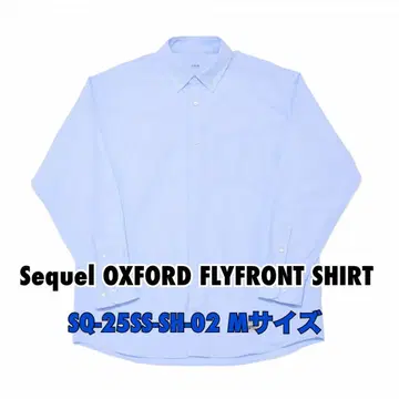 Sequel OXFORD FLYFRONT SHIRT 블루 M 사이즈