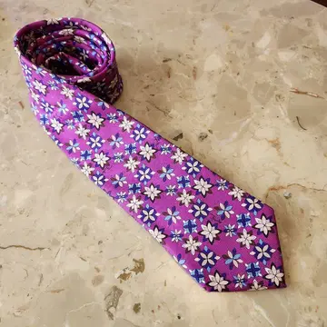 새상품급 넥타이 에밀리오 푸치 EMILIO PUCCI 꽃무늬