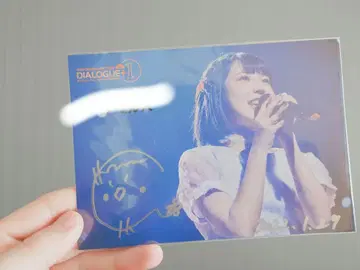 DIALOGUE+ 타카무라 아야카 씨 친필 사인 CD 자켓 2장 세트
