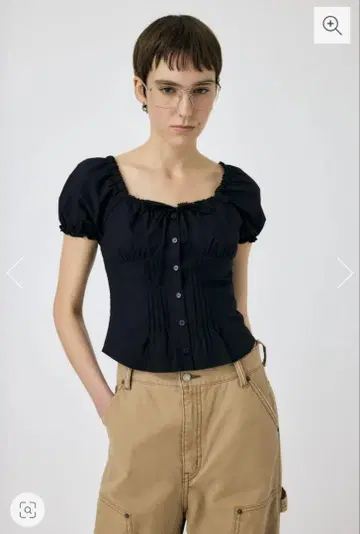 moussy PIN TUCK FIT 블라우스