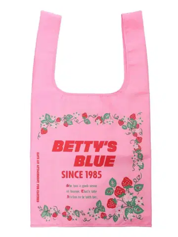 BETTY'S BLUE 쇼핑백 패턴 에코백
