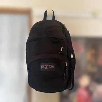 JANSPORT 블랙 백팩