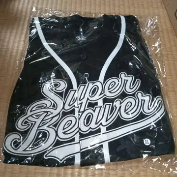 SUPERBEAVER 20주년 기념 베이스볼 셔츠 블랙/XL