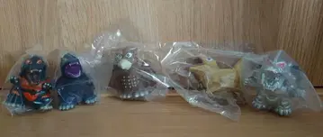 반다이 고질라 소프트 비닐 인형 4종 세트