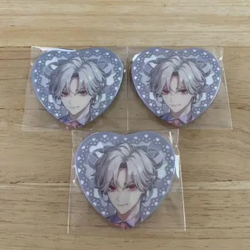 Prism Heart June Bride 캔뱃지 쿠츠하 3개