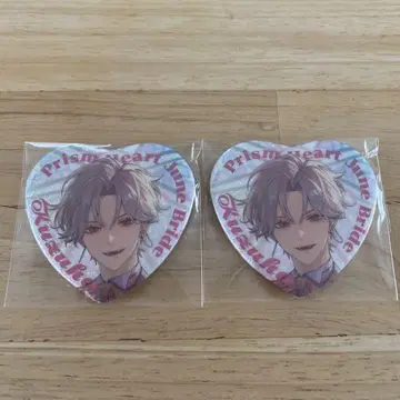 Prism Heart June Bride 캔뱃지 쿠츠하 2개
