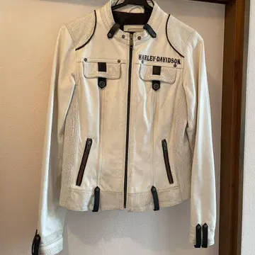 HARLEY-DAVIDSON 화이트 라이더 자켓