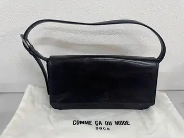 COMME CA DU MODE 블랙 가죽 숄더백