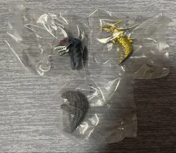 제일복권 고질라 대괴수 열전 G G상 몬스터 헤드 마그넷 3종