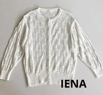 새상품급 IENA 이에나 시스루 니트 썸머 가디건 라메 니트