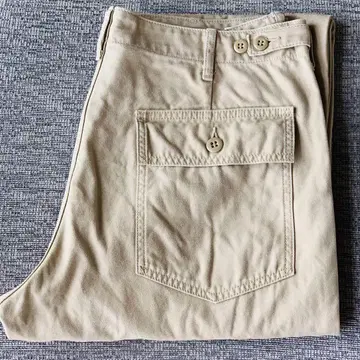 FOB FACTORY 백 새틴 패티그 팬츠 베이커 팬츠 일본제