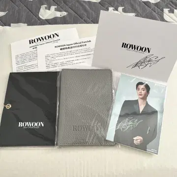 미개봉 새상품 ROWOON 공식 FC 가입 계속 혜택 세트 로운