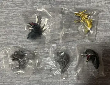 제일복권 고질라 대괴수 열전 G G상 몬스터 헤드 마그넷 5종
