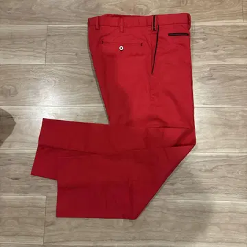 레드 슬랙스 슬림핏 PT01