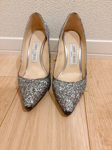 JIMMY CHOO 글리터 하이힐