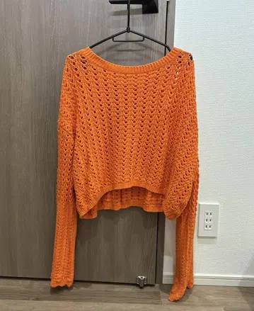 moussy 오렌지 상의