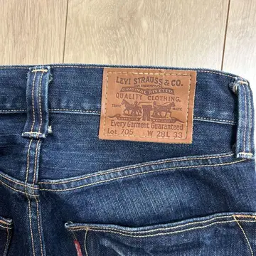 컨디션 최상, 리바이스 Lot 705 데님 청바지 W 28L33