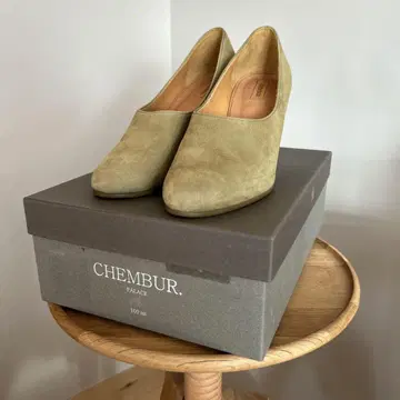 CHEMBUR 펌프스 카키 그린 36.5