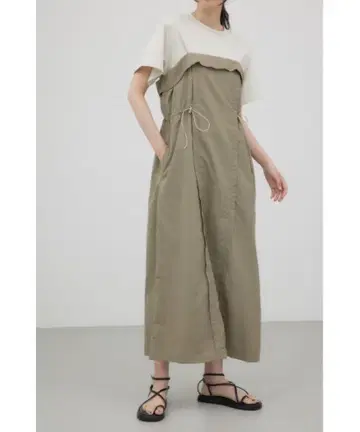 crie conforto 레이어드 도킹 원피스 택 포함 새상품